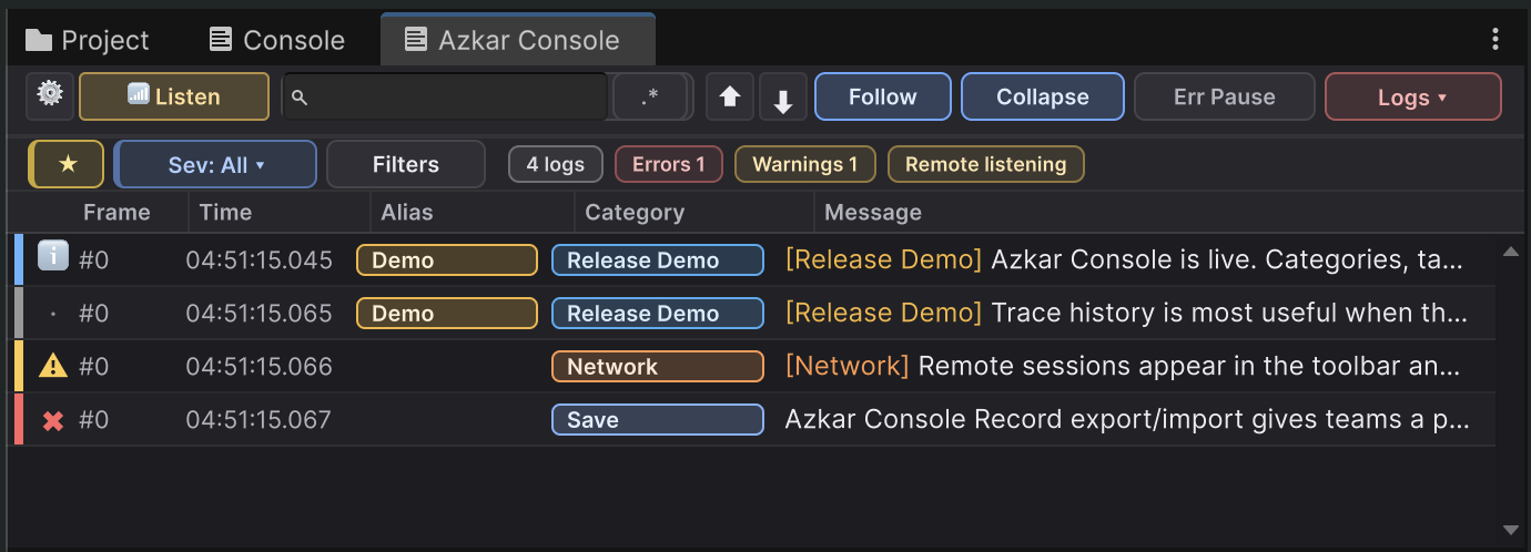 Azkar Console product visual